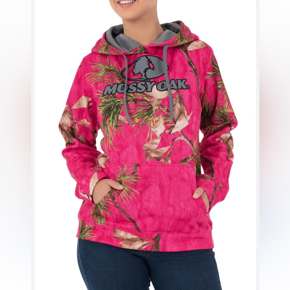 Mossy Oak Camo Performance Pullover
Fleece Hoodie